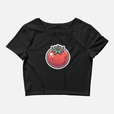 Tomat-Oh! Trendy Crop Tee